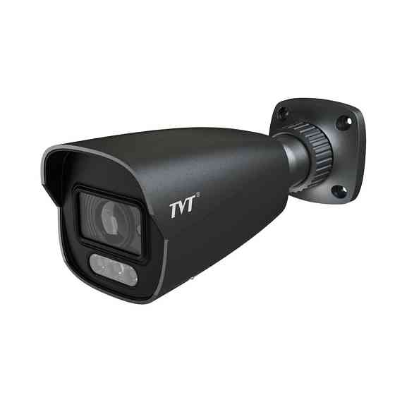IP-відеокамера 6Mp TVT TD-9462E4(D/PE/AW3) Black f=2.8mm, ІЧ+LED-підсвічування, з мікрофоном (77-00396) Киев