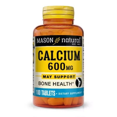 Минералы Mason Natural Кальций 600 мг, Calcium 600 mg, 100 таблеток (MAV08531) Винница - изображение 1