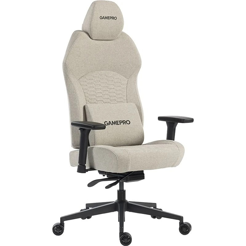Крісло для геймерів GamePro GC760LG Fabric Light Gray ( 13788 ) Харків - фото 10