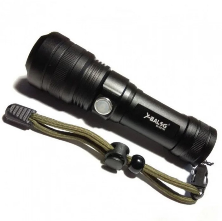 Ліхтарик ручний BAILONG BL-1827-P90 5 режимів роботи (максимальний, середній, економ, стробоскоп, SOS) Одеса - фото 10