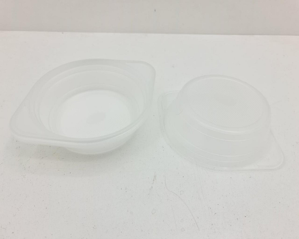 Тарілка одноразова поліпропіленова 500 мл — вага 7,5 г PP придатна для мікрохвильової печі (50 шт.) Харків - фото 2