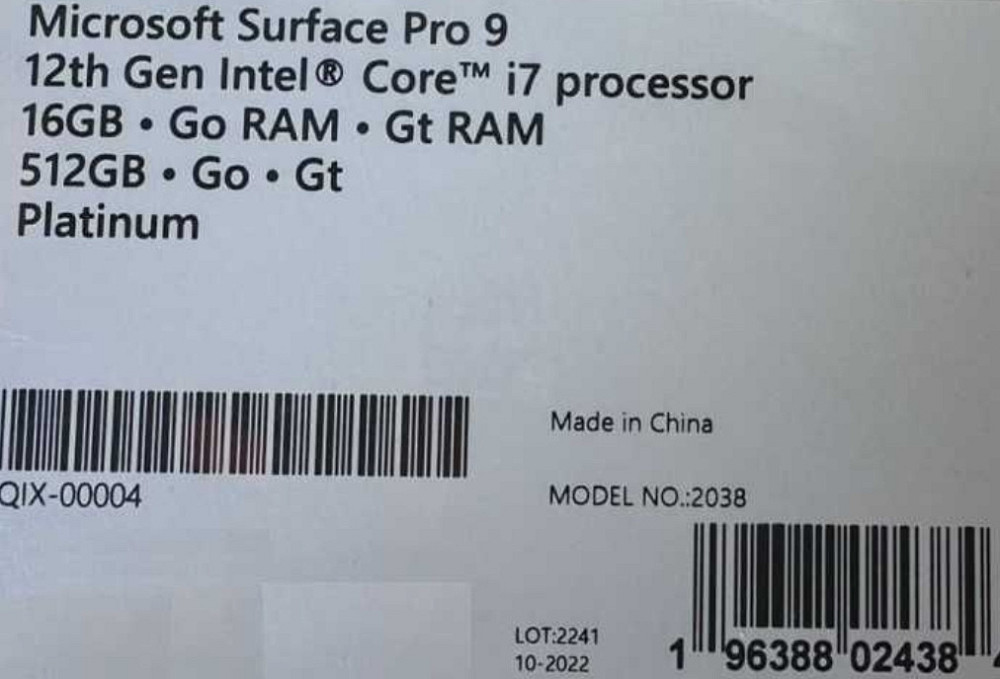 Планшет: Microsoft Surface Pro 9 Platinum (2038) 13.0" , i7-1255U 16/512Gb. Київ - фото 2