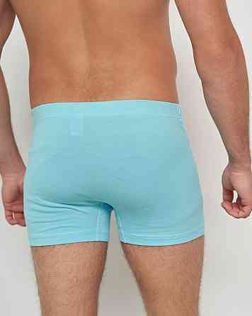 Боксери чоловічі однотонні Ozkan 12024 Блакитний, M, L, XL, XXL Київ