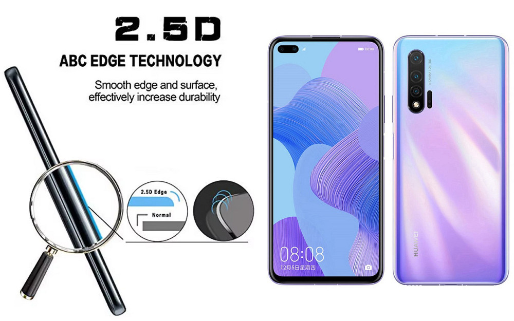 Защитное стекло ArmorGlass для HUAWEI Nova 6 5G – устойчивое к царапинам и ударам Киев - изображение 2