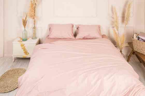 Ecotton Комплект постільної білизни Ecotton двоспальний 180х215 см однотонний персиковий (22230 Киев