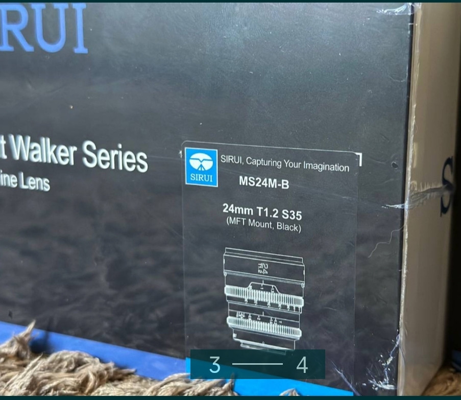 Объектив: Sirui Nightwalker 24mm. T1.2 MFT, M4/3 кинообьектив cine Киев - изображение 2