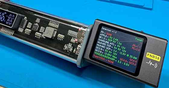 Павербанк 28000 mAh. 22 W зі швидким заряджанням, прозорий корпус. Київ