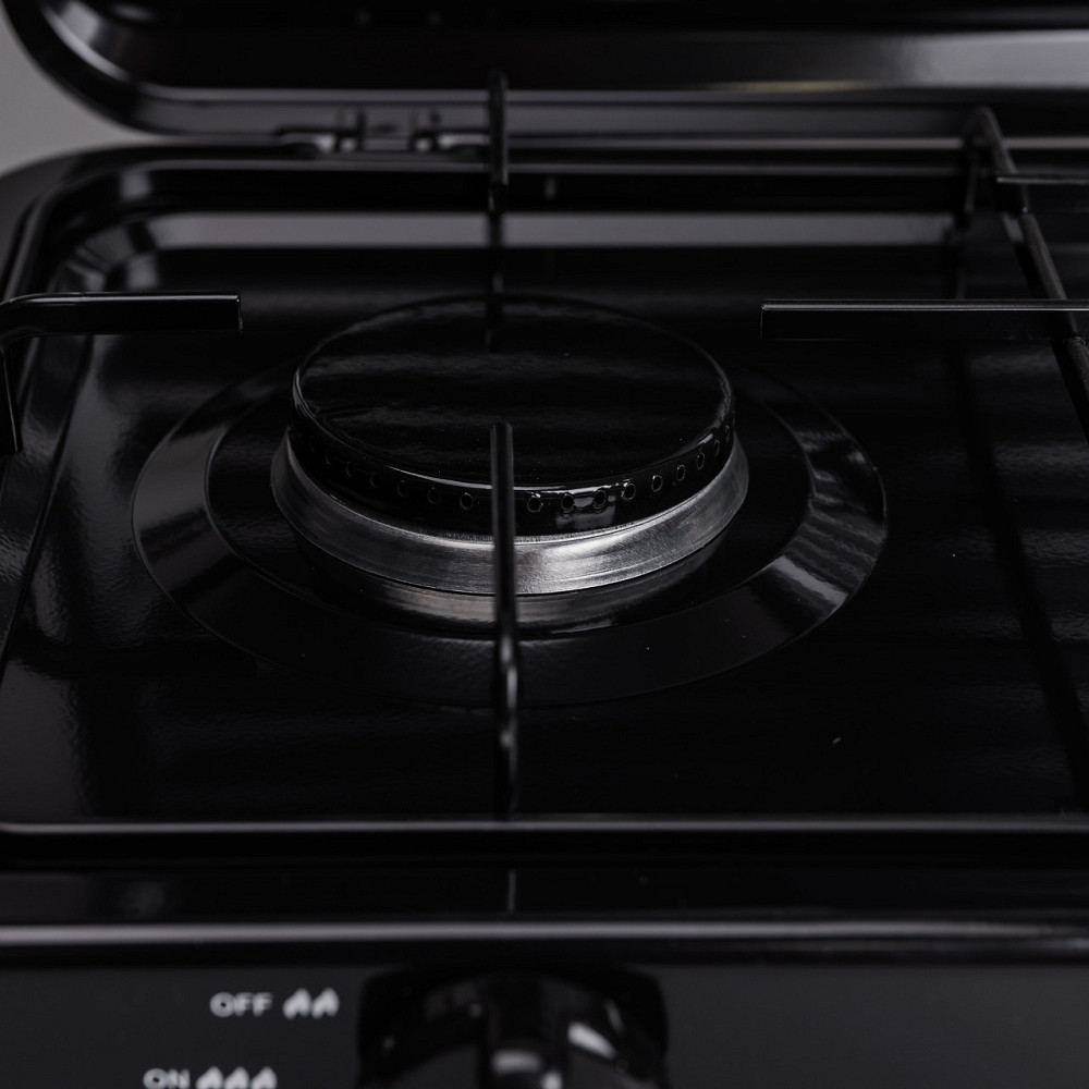 Настольная газовая плита на 2 конфорки 4.4 кВт мини газовая плита для баллонного газа Черная Sokany SK-6002 Киев - изображение 6