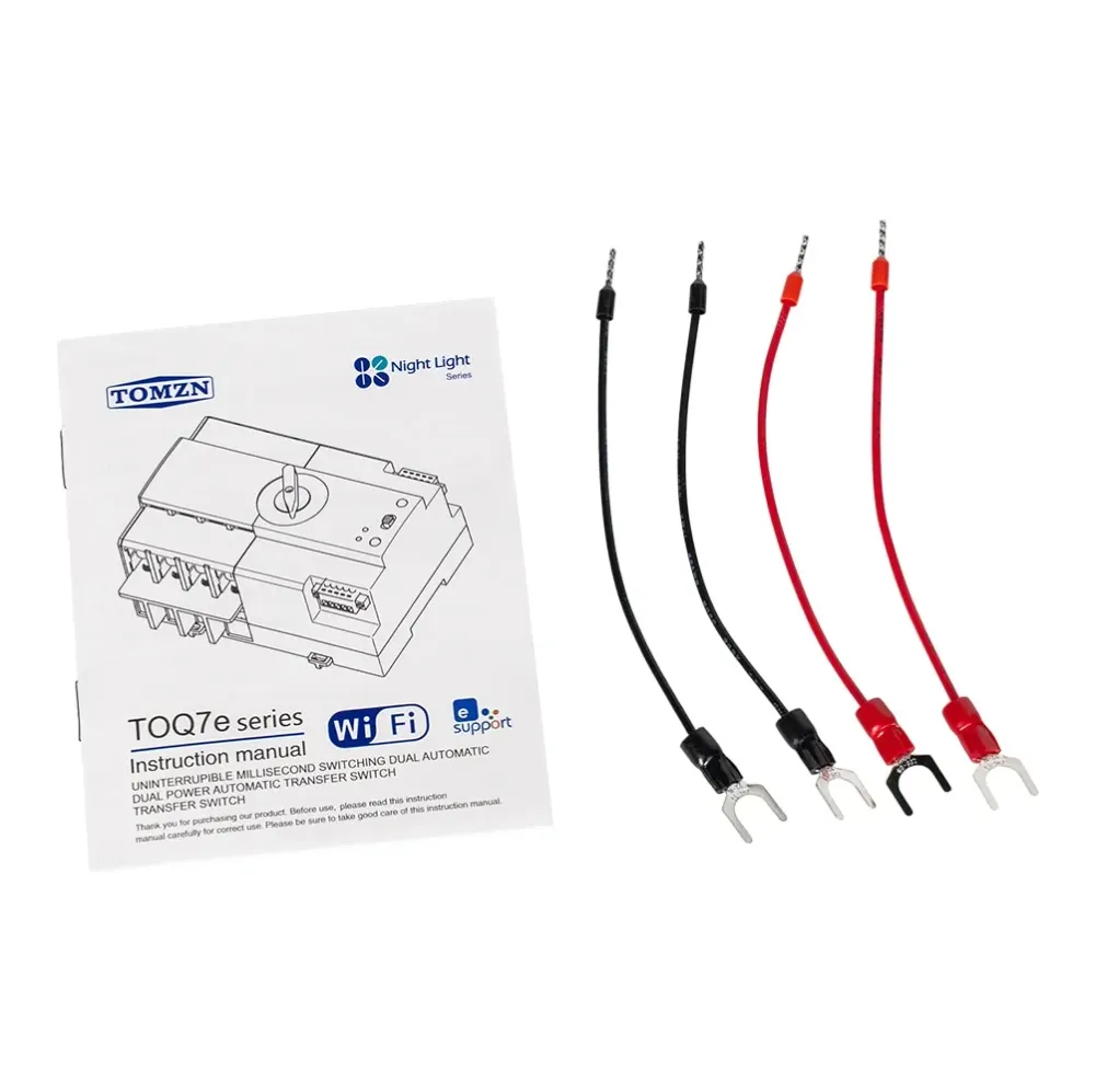 Автоматичний перемикач (АВР) під DIN-рейку з Wi-Fi TOMZN TOQ7e-100/2P 100A 2 полюси (51-00119) Київ - фото 16