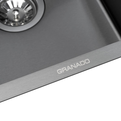 Мойка кухонная GRANADO Under top mini STEEL S201 black (GS10201B) Винница - изображение 3