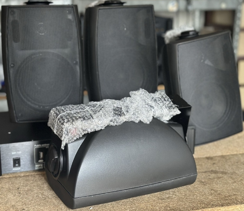 Акустичний комплект підсилювач 100ват 5 регуляторів  5шт колонок. Харків - фото 2