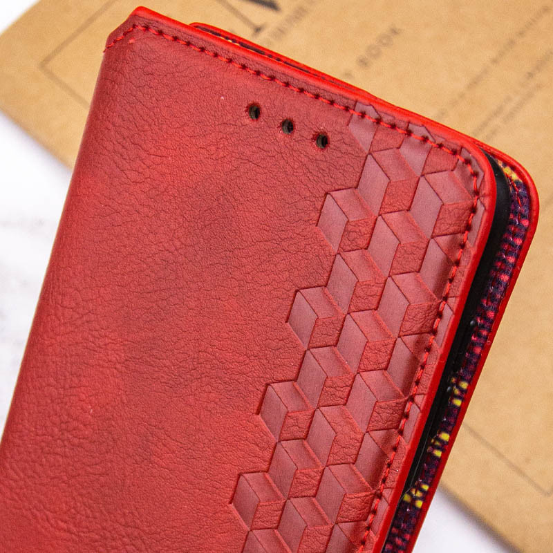 Чохол-книжка для смартфона Rubic Leather for Xiaomi Redmi Note 13 Pro 5G/POCO X6 5G Red Київ - фото 5