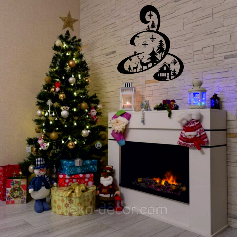 Декоративное настенное Панно «Новый год», Декор на стену Киев - изображение 5