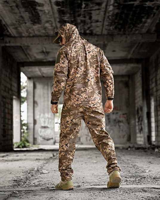 Тактический костюм софтшел  пиксель aura ВТ0478 Одесса - изображение 3