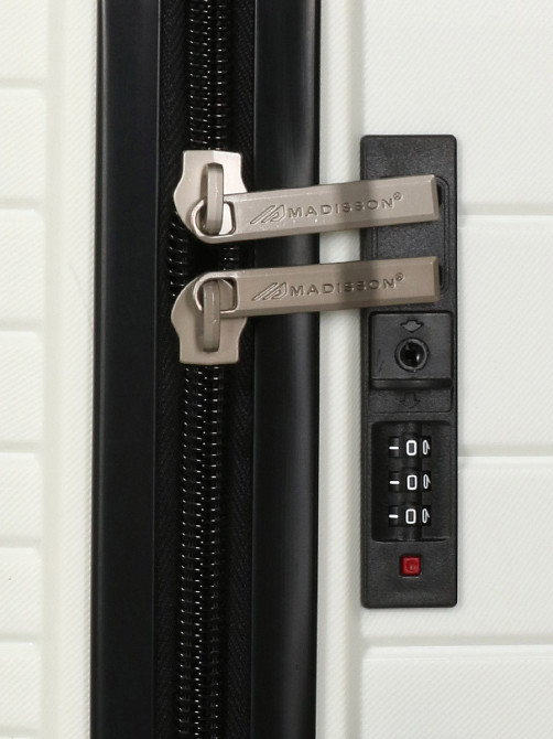 Чемодан полипропиленовый SNOWBALL MADISSON 33703 средний 66 см белый Киев - изображение 18