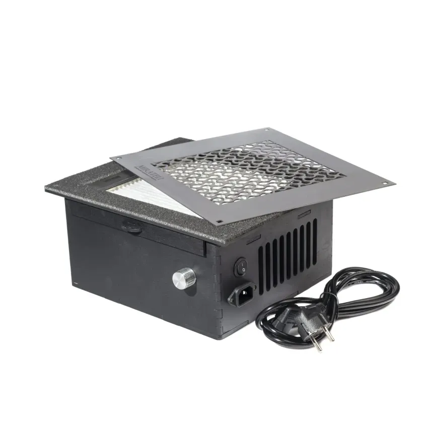 Вытяжка врезная для маникюра SV 500 с Нера фильтром профессиональная (решетка нержавеющая металлик) Киев - изображение 2