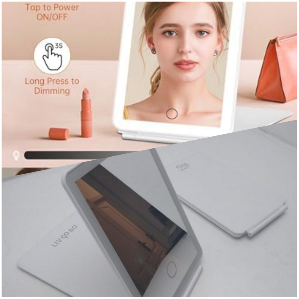 Косметичне дзеркало з підсвіткою 10183 (товар вживаний) Луцк - изображение 2