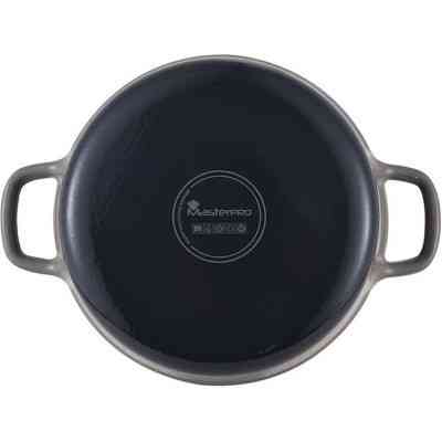 Кастрюля MasterPro Unique чавунна з кришкою 5,67 л (BGMP-3831) Винница