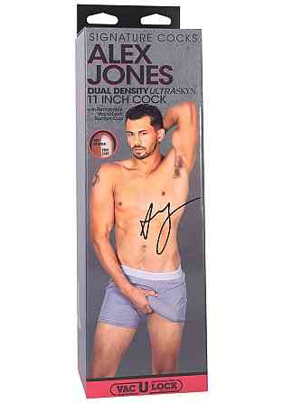 Фалоімітатор Doc Johnson Signature Cocks Alex Jones 11 inch UltraSkyn Sex Aura Київ