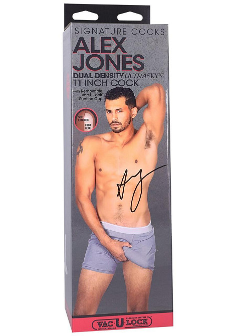 Фалоімітатор Doc Johnson Signature Cocks Alex Jones 11 inch UltraSkyn Sex Aura Київ - фото 4