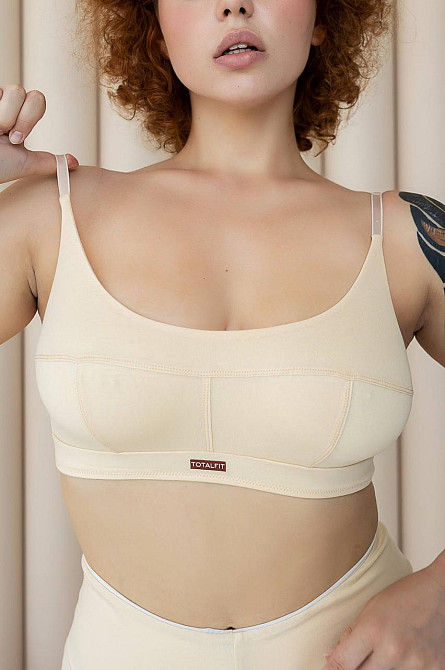 Топ жіночий TotalFit T53-KHL10 Бежевый, XS Киев - изображение 3