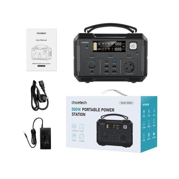 Зарядна станція Choetech BS004-EU-BK, 500W (BS004-EU-BK) Киев - изображение 3