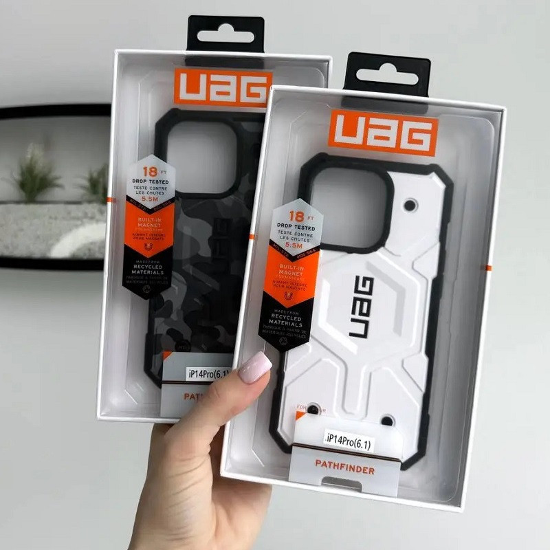 Чохол для смартфона UAG AAA Pathfinder Mag for Apple iPhone 16 Pro Max Army Grey Київ - фото 3