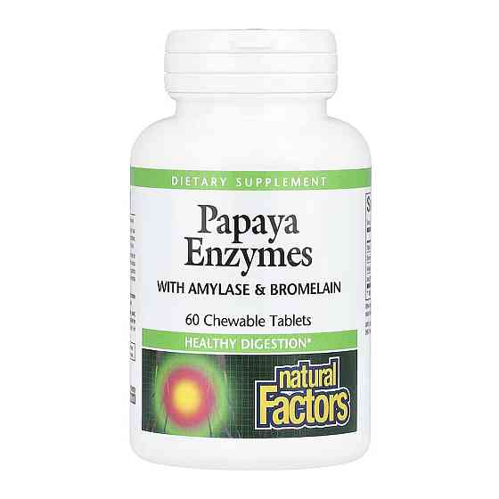 Фермент папайї Natural Factors Papaya Enzymes 60 таб Київ
