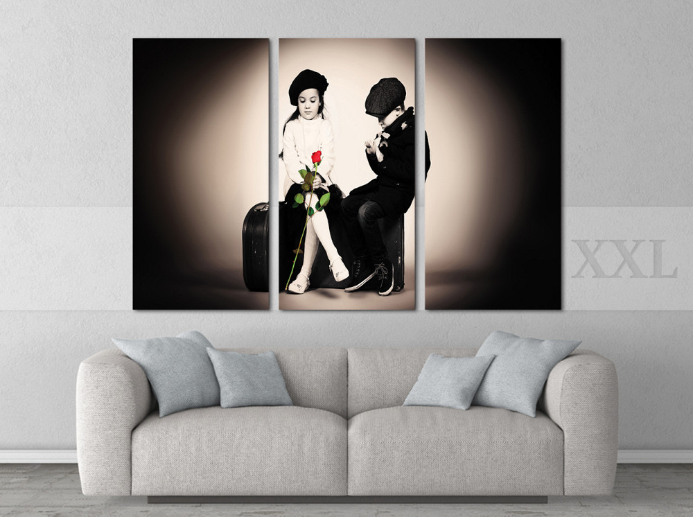 Модульна картина Дівчинка і Хлопчик Art-66_XXL Київ - фото 2