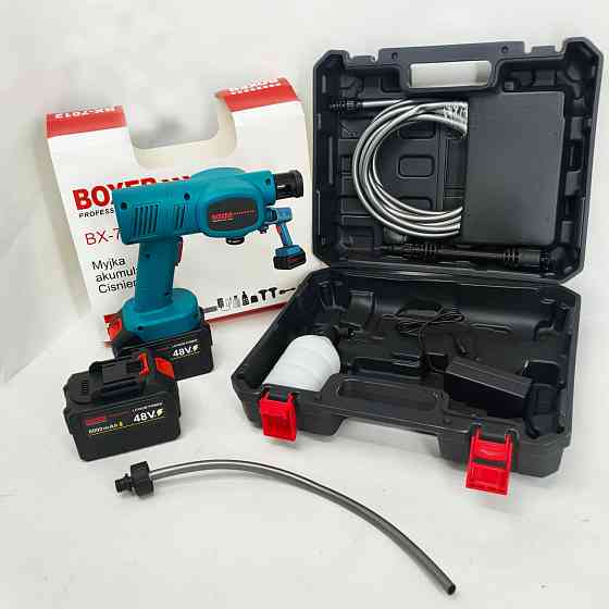 Пистолет для мойка машины на аккумуляторе, Аппарат для мойки авто аккумуляторный, Мойка автомобиля дома QW-63 Львов