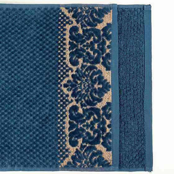 Полотенце махровое для лица и рук 40x70см Damask Премиум качества Жаккардовое с велюром 550г/м2 (Тем Сумы