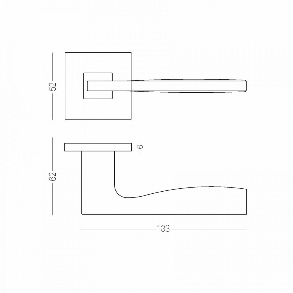 РУЧКА ДЛЯ ДВЕРЕЙ НА РАЗЕТЦЕ FRIO SLIM Киев - изображение 3