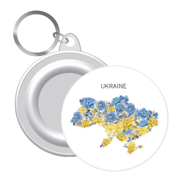 Брелок для ключів партіотичний Україна 12 шт Київ - фото 1
