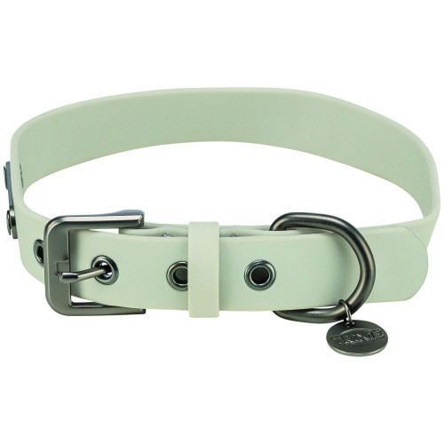 Ошейник Trixie CityStyle для собак ПВХ XS–S 25–32 см 20 мм светло-серый Киев - изображение 1