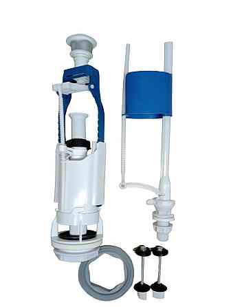 Арматура для смывающего бачка универсальная с клапаном нижней подачи NOVA Харьков