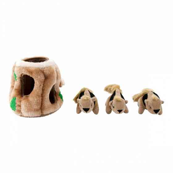 Интерактивная игрушка для собак прятки Тайник Белки Outward Hound Hide-A-Squirrel (Аутвард Хаунд) Small - 10.5 х 11.5 см - 3 белки Запорожье