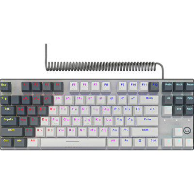Клавиатура Lorgar Azar 514TKL RGB Mechanical USB UA White/Grey (LRG-GK514TKL-WH-UA) Винница - изображение 3