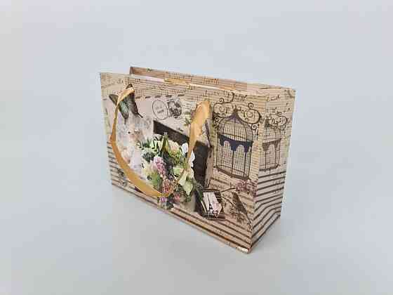 Пакет бумажный малый горизонтальный 11/18/5(арт М040) (12 шт) Харьков