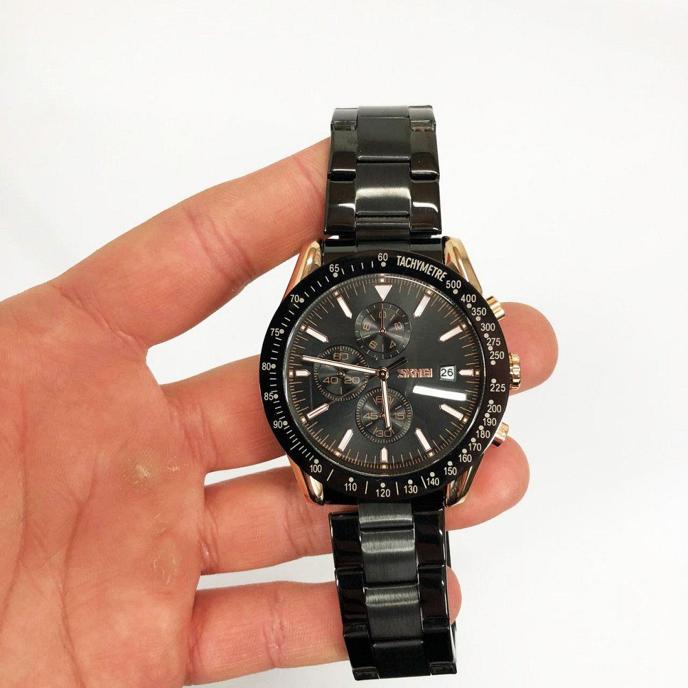 Красиві чоловічі наручні кварцові годинники SKMEI, Модні чоловічі кварцові наручні годинники VW-37 Львів - фото 2