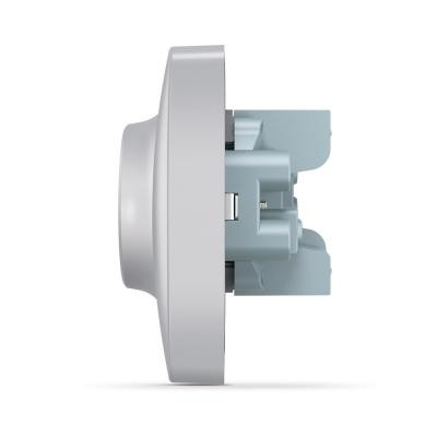 Розетка Videx BINERA 2ая с заземлением серебр (VF-BNSK2G-SS) Вінниця - фото 3