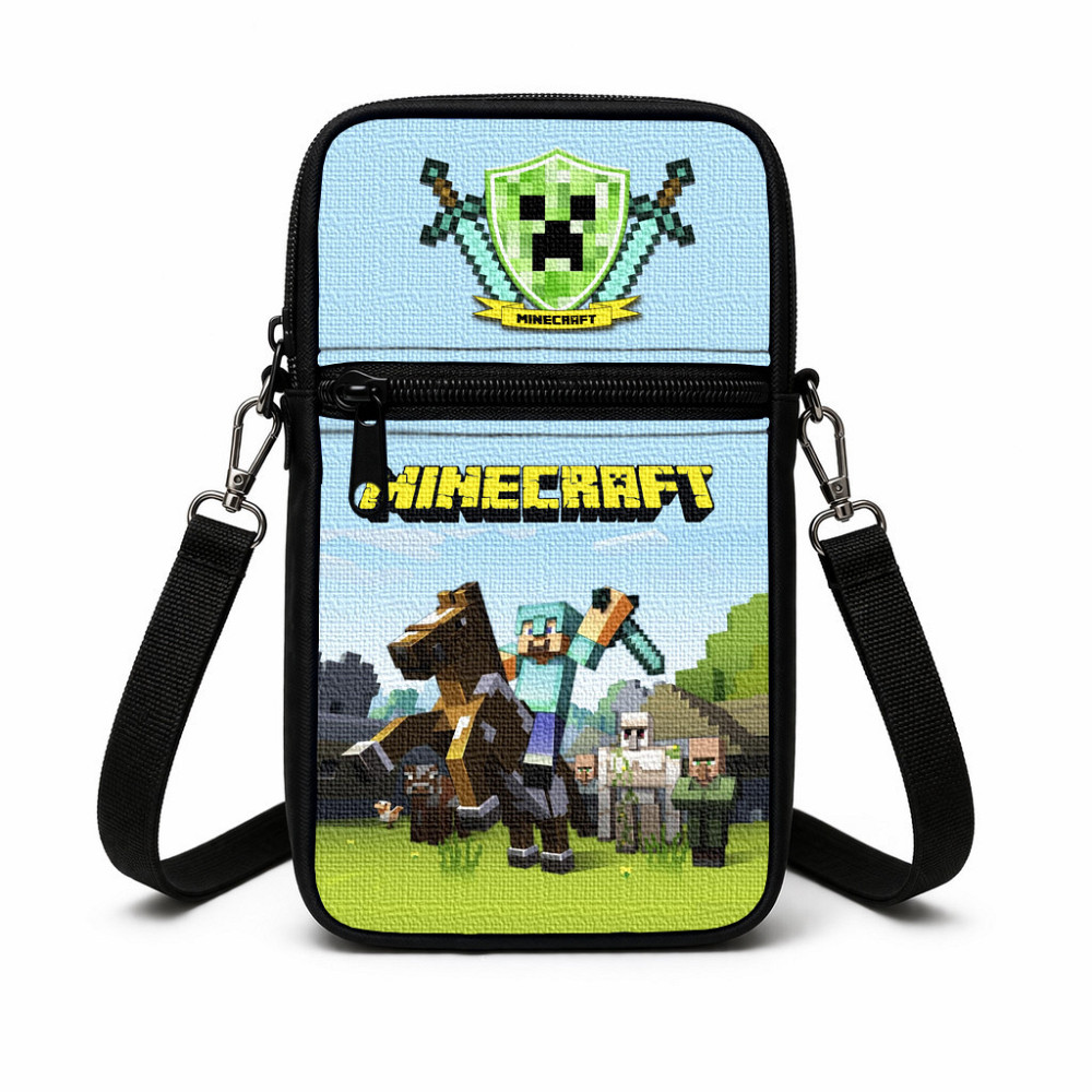 Сумка-чехол для телефона Minecraft детская через плечо, водонепроницаемая мини-сумка (4746) Киев - изображение 1