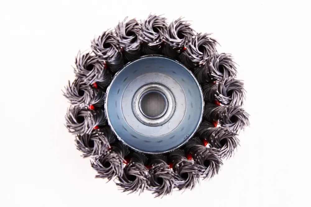 Щетка для УШМ чашечная Intertool пучки витой проволоки  85мм Винница - изображение 2