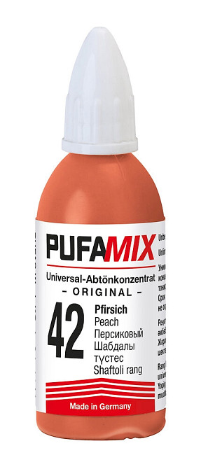 Барвник  універсальний PUFAMIX №42 персиковий 20 мл Київ - фото 1
