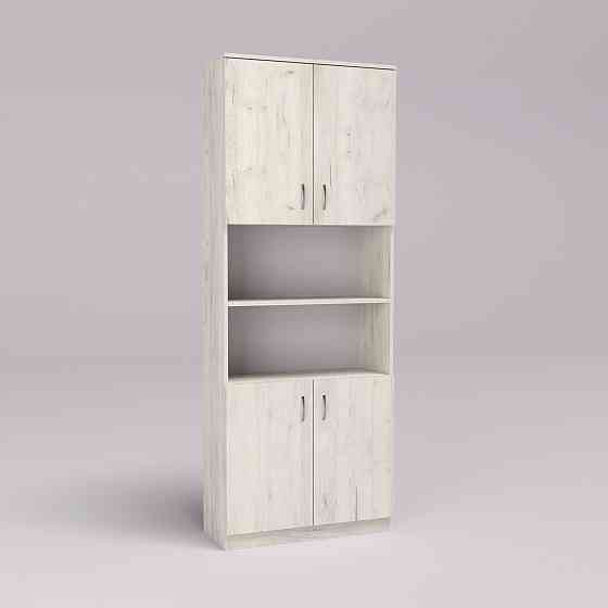 Шкаф офисный ОШ-3, Дуб Крафт Білий, 800/340/2100 Львов