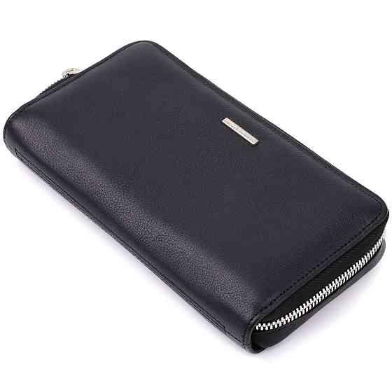 Жіночий гаманець на одне відділення із зернистої натуральної шкіри Tony Perotti 20863_1 (3622 nero) Чорний Київ