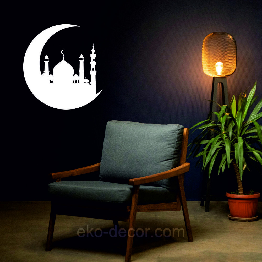Декоративное настенное Панно «Ислам» Декор на стену 50*50 см, Белый Киев - изображение 8
