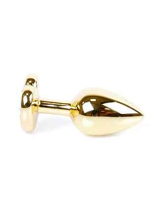 Анальна пробка Jawellery Gold Heart PLUG-Black Sex Aura Київ