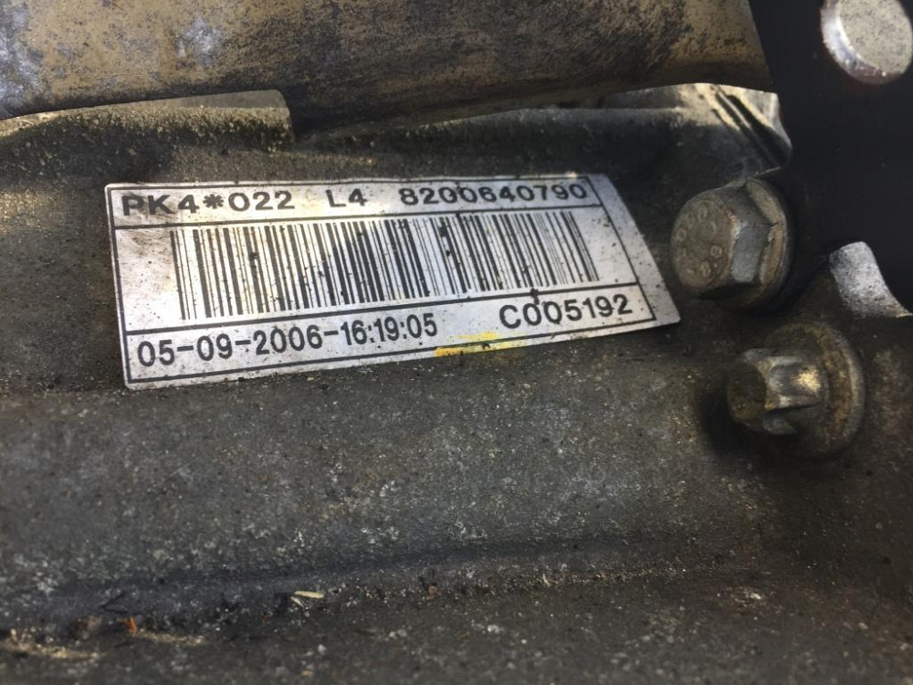 Коробка передач 6 ступ. Renault Scenic II 2.0 dci 2003-2009 (PK4 022) Ковель - изображение 1