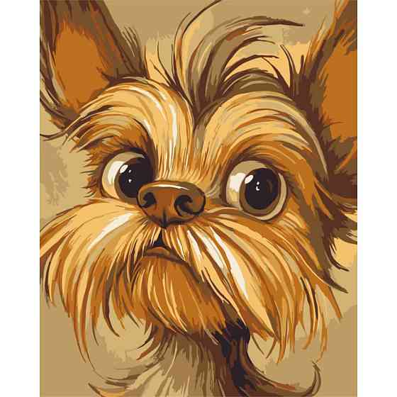 Картина за номерами "Йоркширський тер'єр" 11720-AC 40х50 см Вінниця