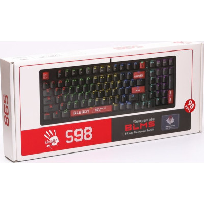 Клавіатура A4Tech Bloody S98 RGB BLMS Red USB Bloody Red (4711421991674) Вінниця - фото 3
